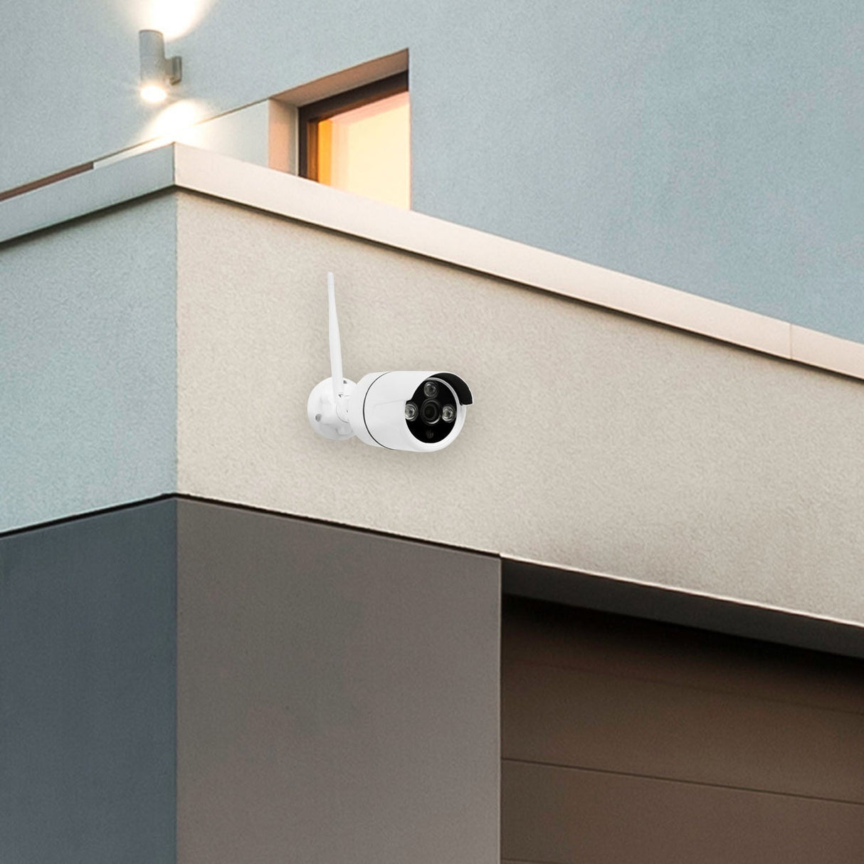 Smartwares Trådlös Övervakningskamera 1080P 7" Skärm + App