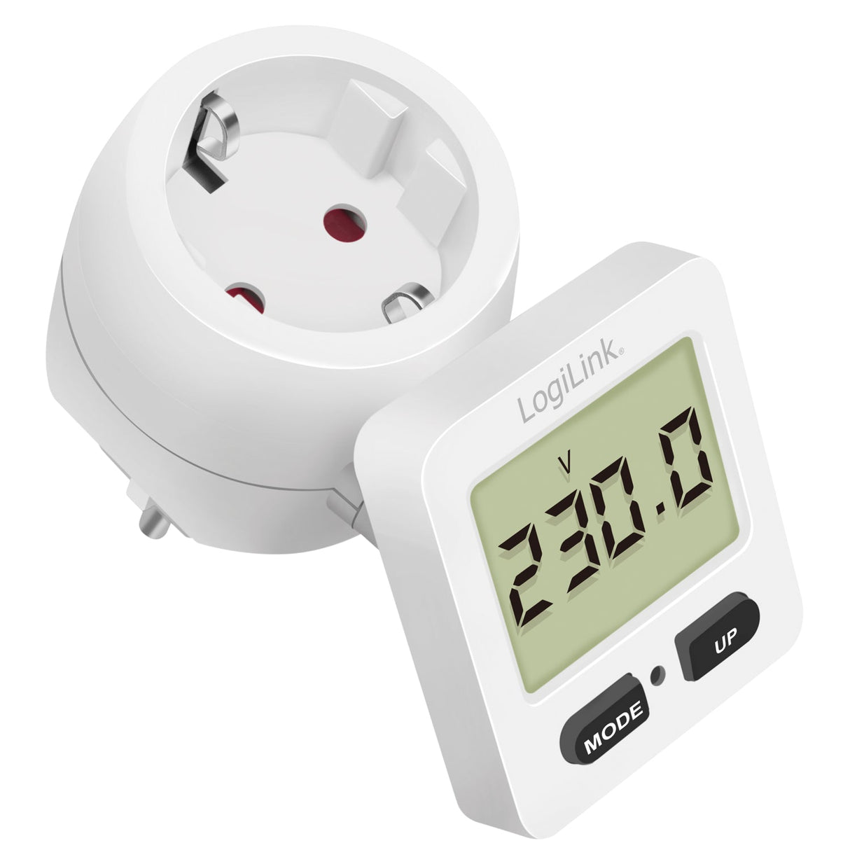 Logilink Energimätare Med Kostnadsberäkning Roterbar Display