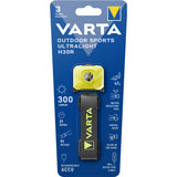 Varta Outdoor Sports Ultralight H30R Pannlampa 300 lm - Gul