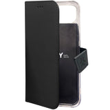 Celly Wally Wallet Case iPhone 15 Svart