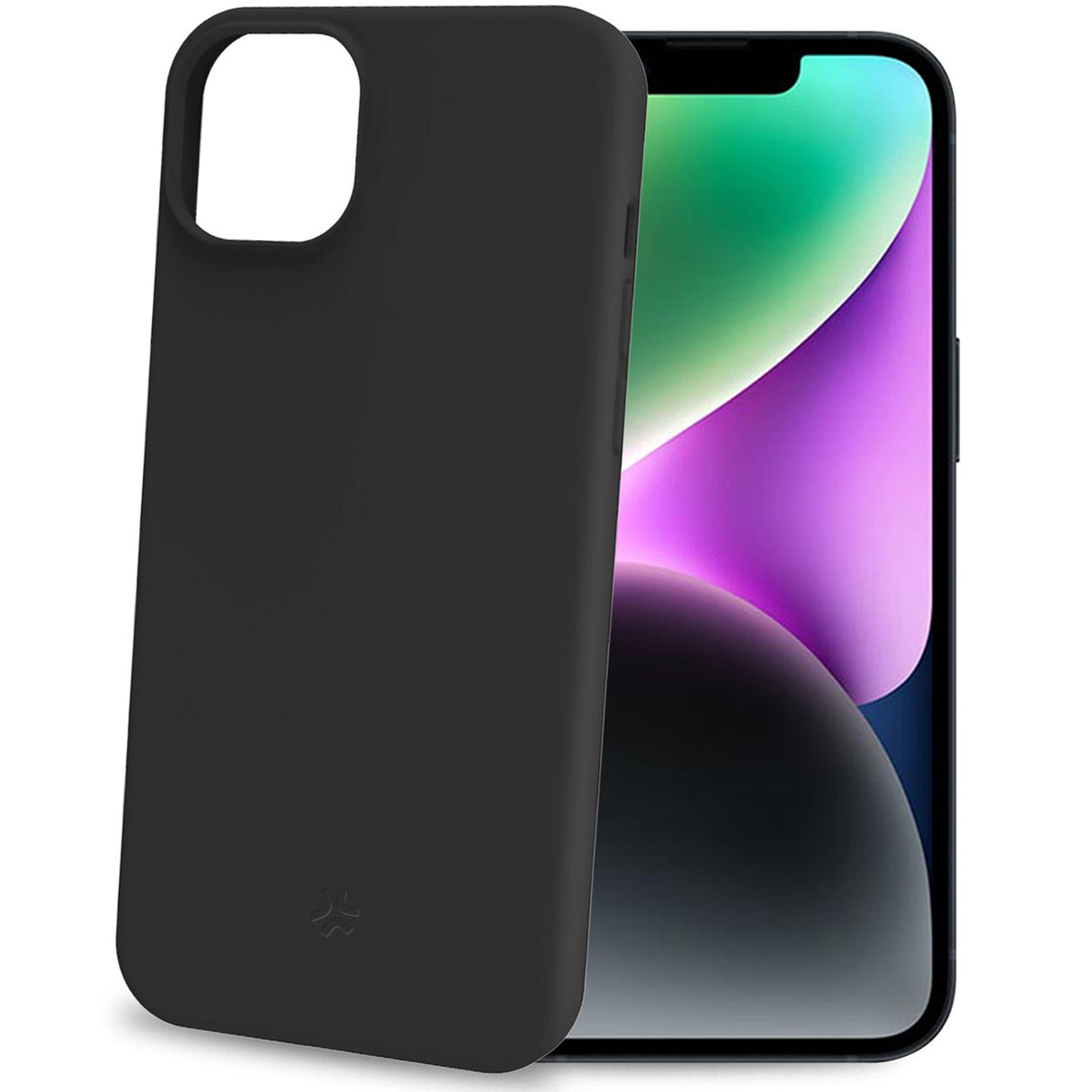 Celly Cromo Soft rubber case iPhone 15 Svart