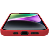 Celly Cromo Soft rubber case iPhone 15 Röd