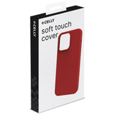 Celly Cromo Soft rubber case iPhone 15 Röd