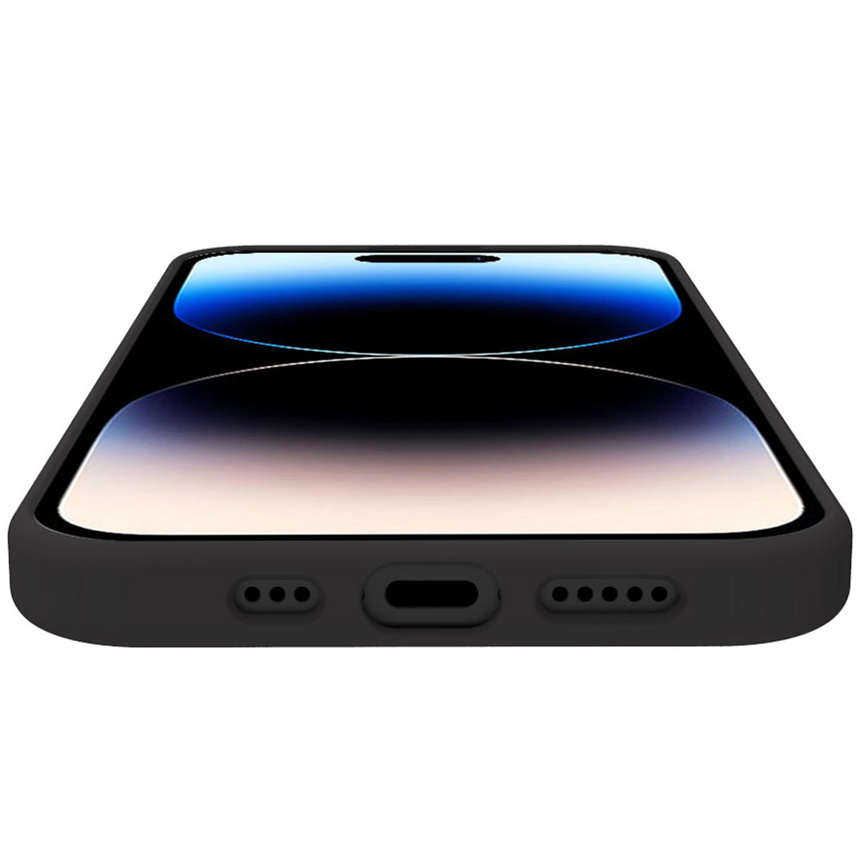 Celly Cromo Soft rubber case iPhone 15 Pro Svart