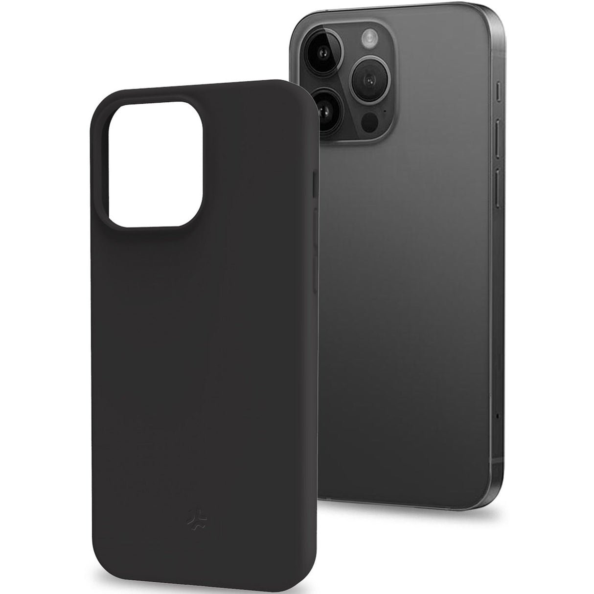 Celly Cromo Soft rubber case iPhone 15 Pro Svart