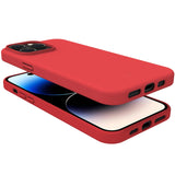 Celly Cromo Soft rubber case iPhone 15 Pro Röd