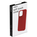 Celly Cromo Soft rubber case iPhone 15 Pro Röd