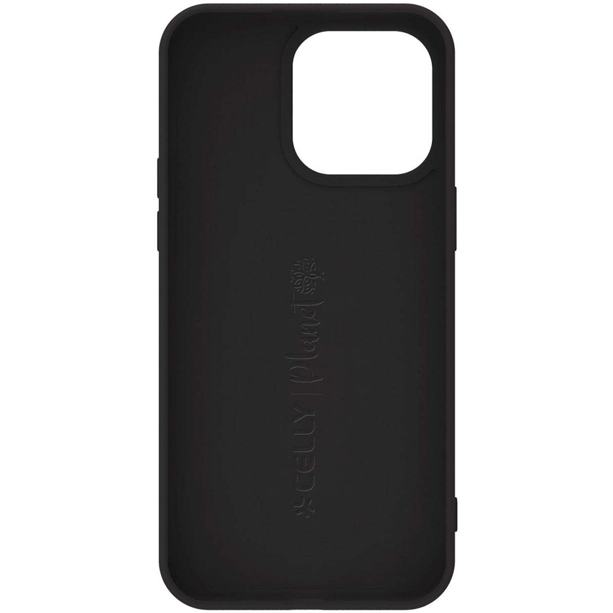 Celly Planet Soft TPU-Cover GRS 100% återvunnen TPU iPhone 15 Pro Svart