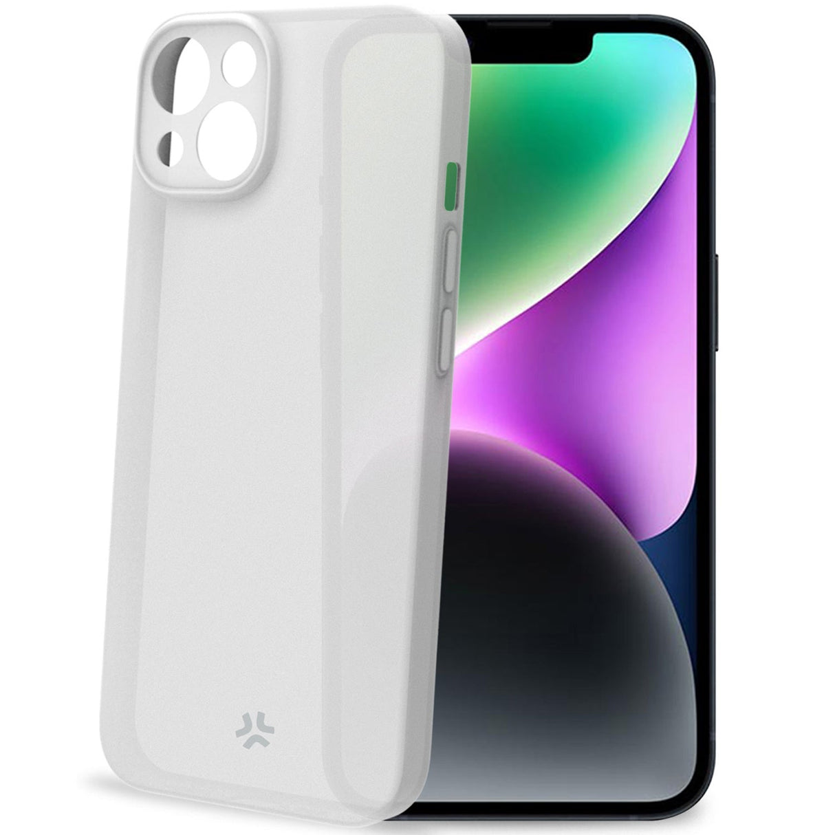 Celly SPACE Super Thin Case iPhone 15 Vit