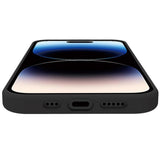 Celly Cromomag Soft rubber case MagSafe-kompatibelt iPhone 15 Pro Svart