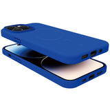 Celly Cromomag Soft rubber case MagSafe iPhone 15 Pro Blå