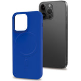 Celly Cromomag Soft rubber case MagSafe iPhone 15 Pro Blå