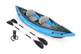 Bestway Hydro-Force Cove Champion X2 – Blå (Uppblåsbar Kajak för 2 Personer)