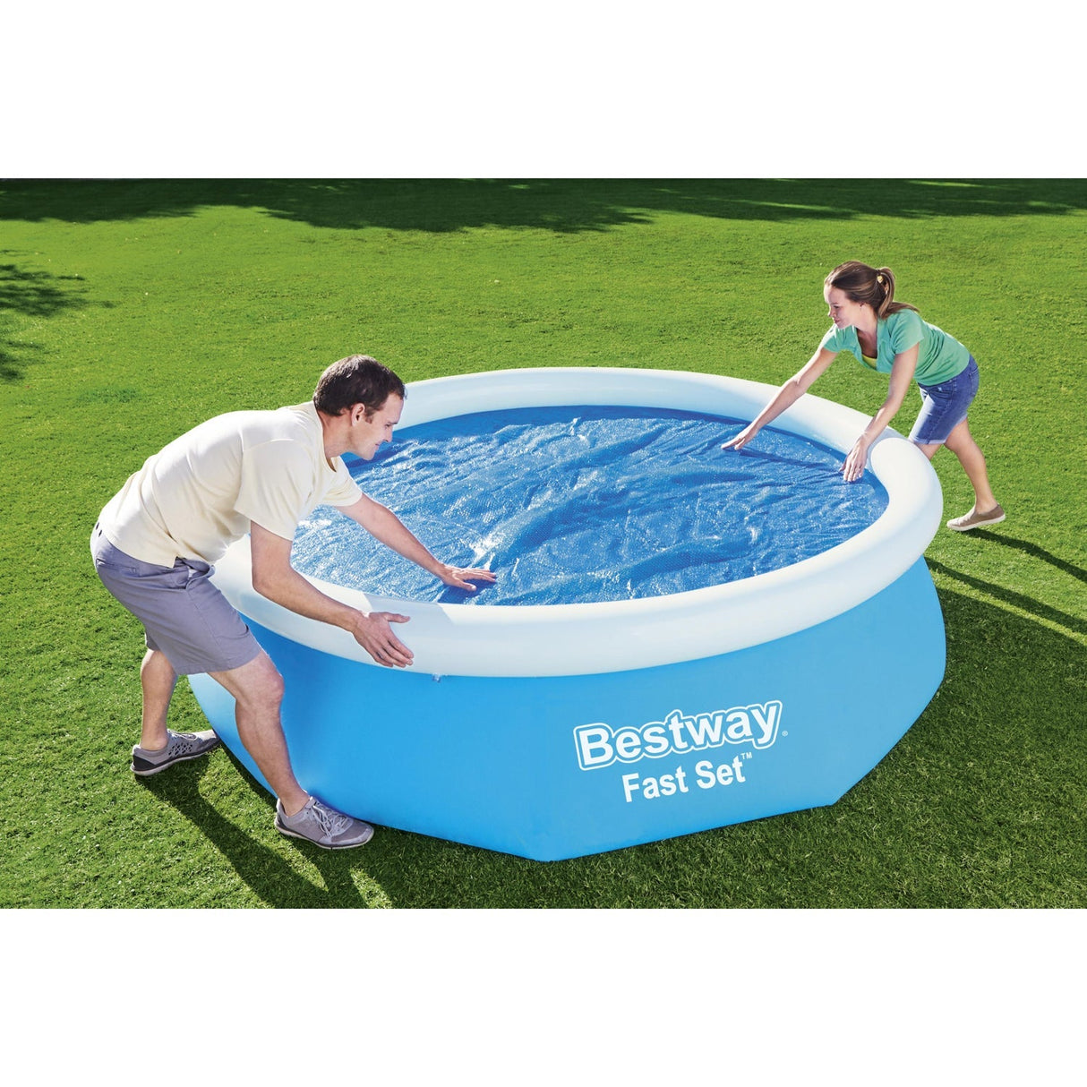 Bestway Poolskydd Solar Ø3,05m