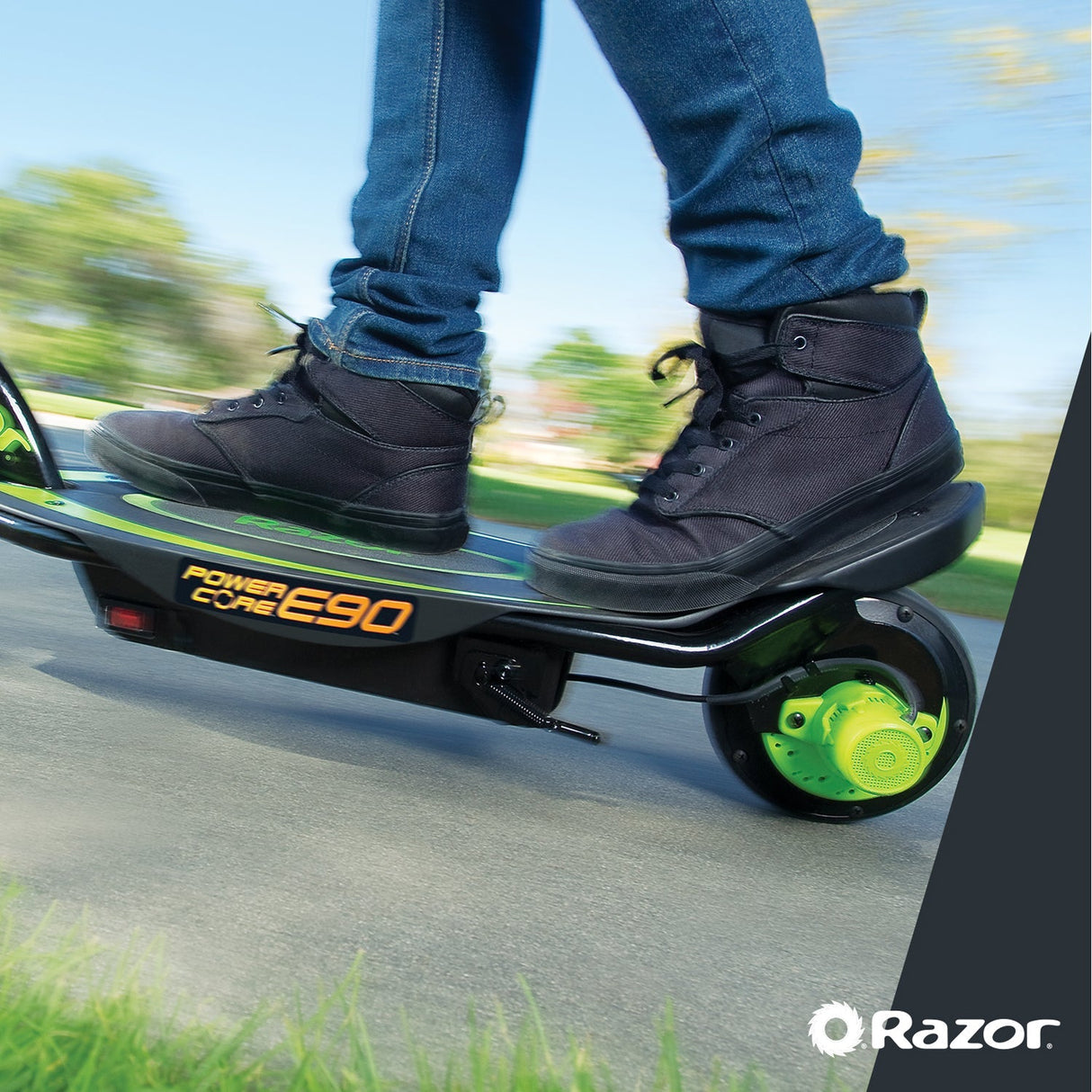 Razor Power Core E90 El Scooter - Green