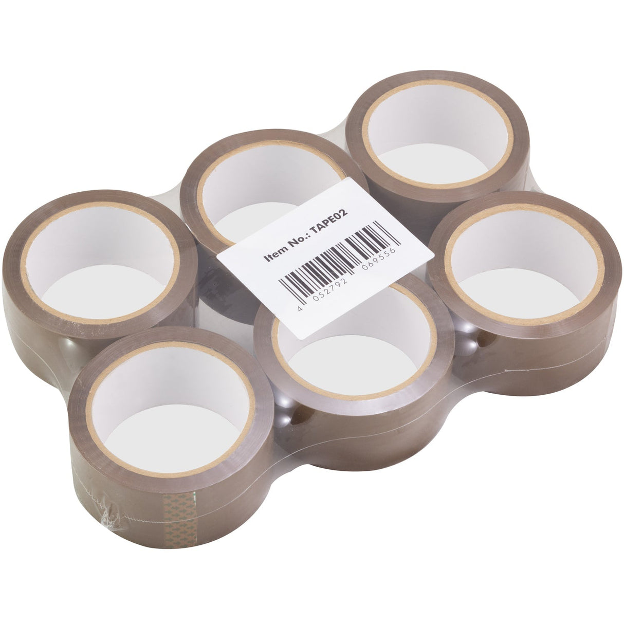 Logilink Packtejp Tyst 48 Mm X 66 M Brun 6-Pack
