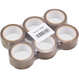 Logilink Packtejp Tyst 48 Mm X 66 M Brun 6-Pack