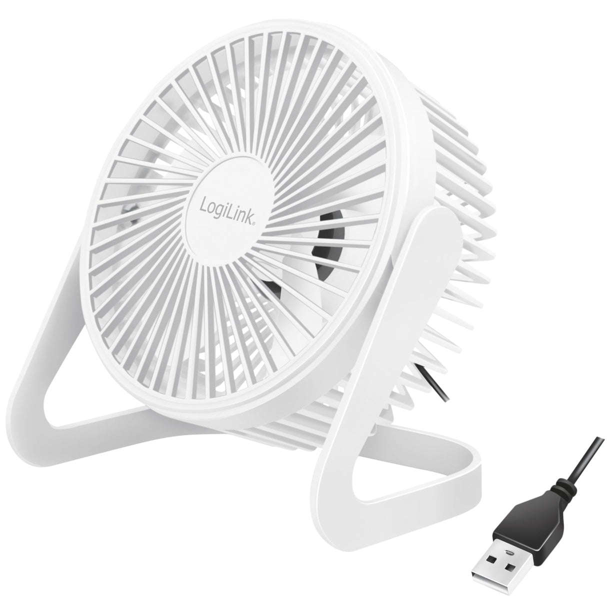 Logilink Usb-Fläkt Ø15,24 Cm Vit