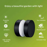 Philips Laven LED-vägglampa Rostfritt stål Svart IP44 Varmit 6W 600lm