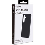 Celly Cromo Soft rubber case Galaxy S24 5G Svart