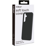 Celly Cromo Soft rubber case Galaxy A55 5G Svart