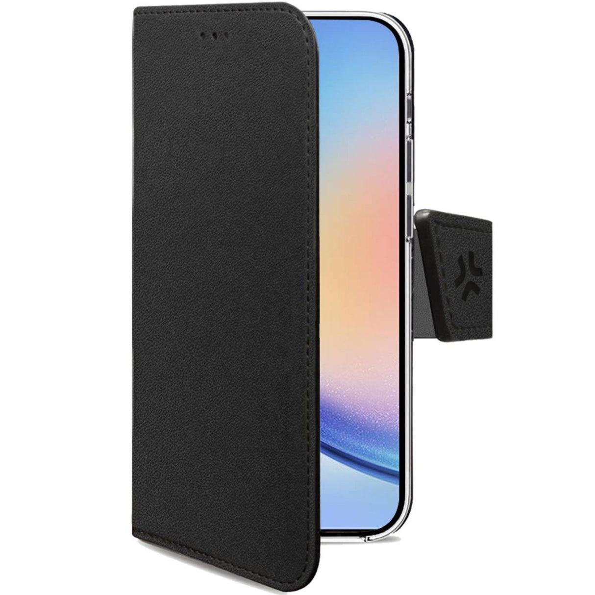 Celly Wally Wallet Case Galaxy A35 5G Svart
