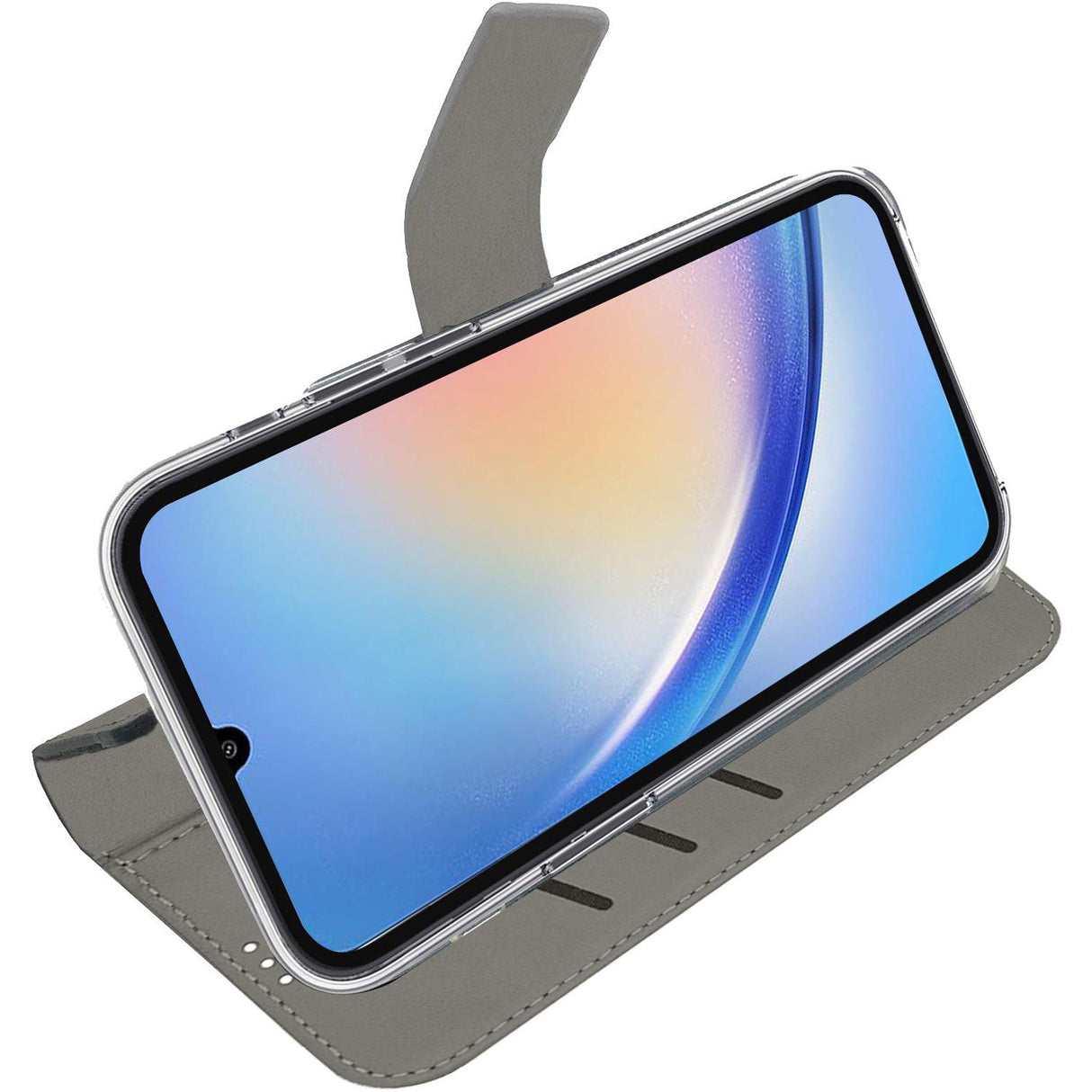 Celly Wally Wallet Case Galaxy A35 5G Svart