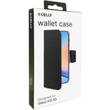 Celly Wally Wallet Case Galaxy A35 5G Svart
