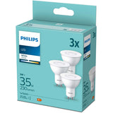 Philips 3-Pack Led Gu10 3W (35W) 3000K 230Lm