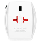 SKROSS Världsreseadapter MUV USB AC65PD – USB-A + USB-C PD 65W Ojordad