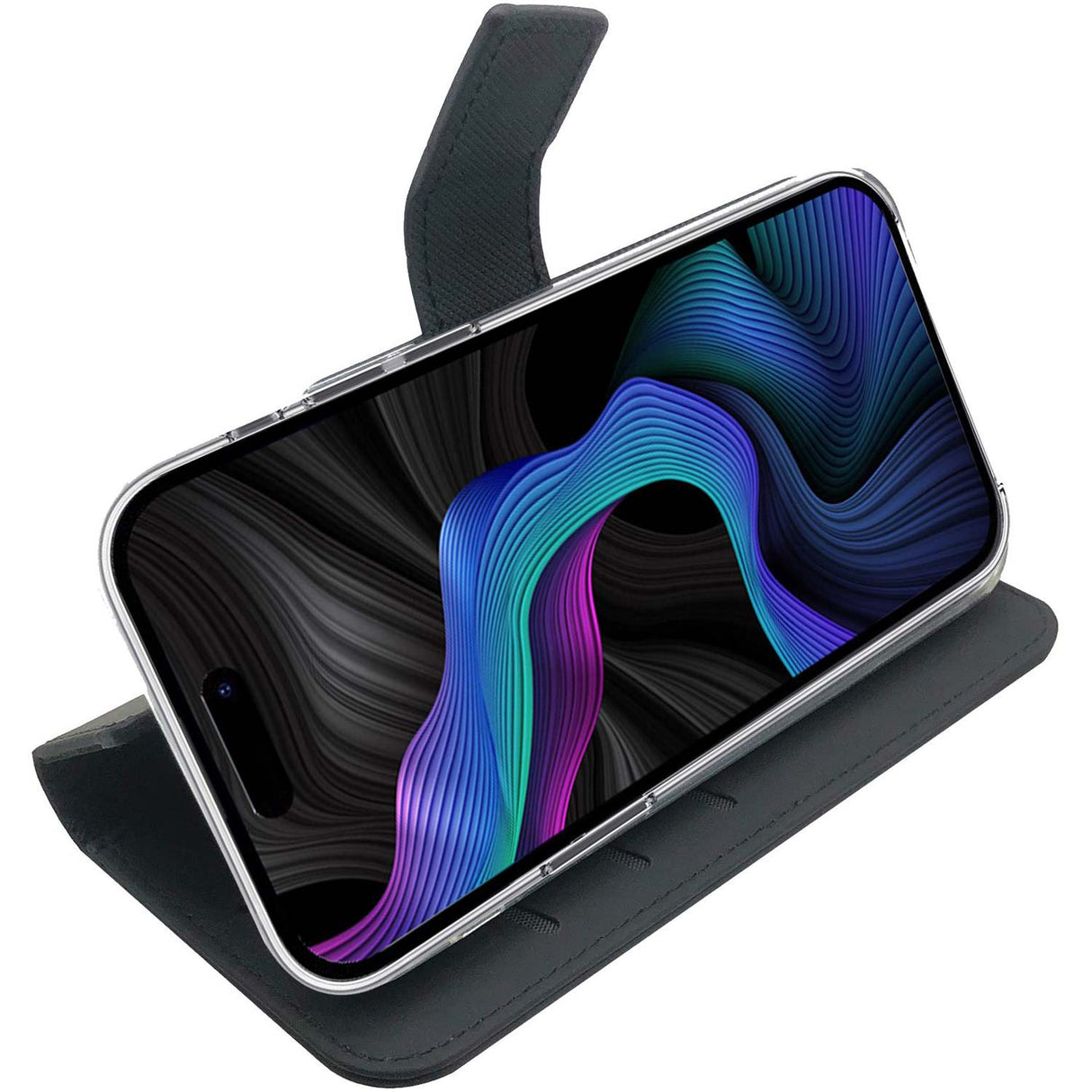 Celly Wally Wallet Case Galaxy S23 FE Svart