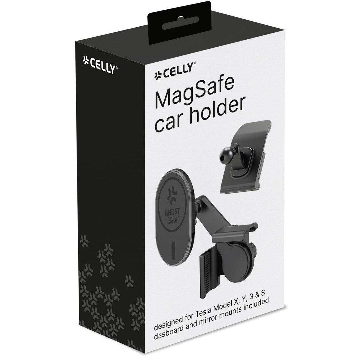 Celly MagSafe-bilhållare för Tesla Model X (22-), Y, 3, S Skärm + instrumentbräda
