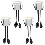 Llitt Allan Decklight kit 4-pack inkl strömadapter 12V 3000K 10lm IP67