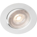 Llitt Sara 230V Dimbar Downlight Spotlight 3000K 400Lm Ip44 Vit