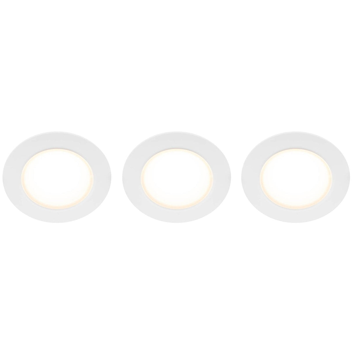 Llitt Doris 230V Dimbar downlight spotlight 3000K 400lm IP65 3-pack Vit