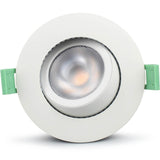 Llitt Ellen Infälld downlight Dim-to-Warm 520lm IP65 3-pack Vit