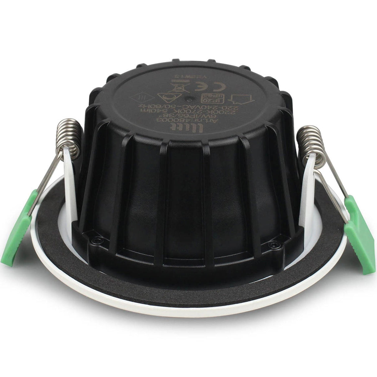 Llitt Ellen Infälld downlight Dim-to-Warm 520lm IP65 3-pack Vit