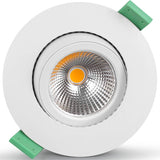 Llitt Lisa Dimbar Infälld Downlight 3000K 600Lm Ip65 1-Pack Vit