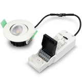 Llitt Sanna Dimbar Infälld Downlight 3000K/4000K 520Lm Ip65 1-Pack Vit