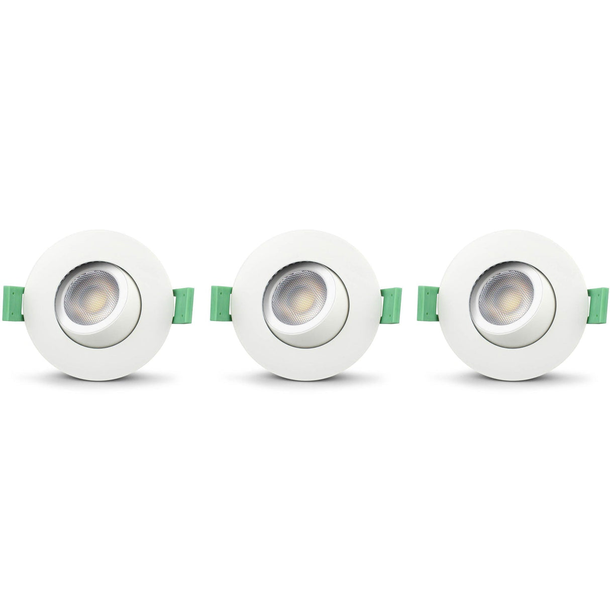 Llitt Sanna Dimbar Infälld Downlight 3000K/4000K 520Lm Ip65 3-Pack Vit
