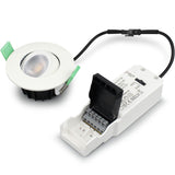 Llitt Sanna Dimbar Infälld Downlight 3000K/4000K 520Lm Ip65 3-Pack Vit