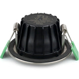 Llitt Sanna Dimbar Infälld Downlight 3000K/4000K 520Lm Ip65 1-Pack Borstad Stål