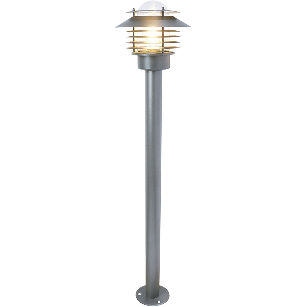Llitt Stig Bollard Pollare 100cm E27-sockel IP44 Antracit