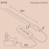 Llitt Alexandra Ledstrip Kit Rgbic Neon Ip65 Smart Tuya Wifi 5M