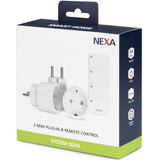 Nexa Mycr-2/Set 3 X Miniplugin På/Av Inkl Fjärrkontroll