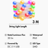 Logilink Rgb-Ljusslinga Med Fjärrkontroll Och Wifi Tuya Ip65 3 M