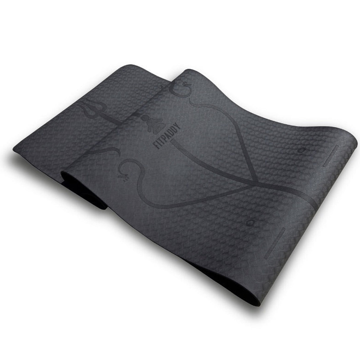 Fitpaddy Yoga Matta - Svart