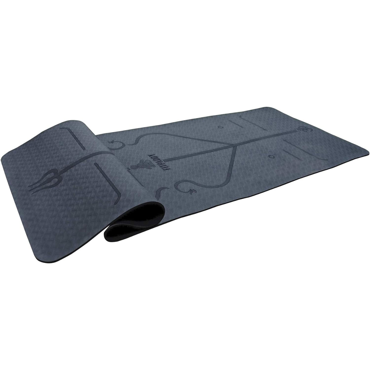 Fitpaddy Yoga Matta - Svart