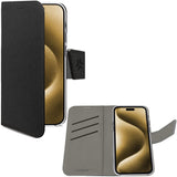 Celly Wally Wallet Case iPhone 16 Plus Svart
