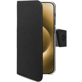 Celly Wally Wallet Case iPhone 16 Plus Svart